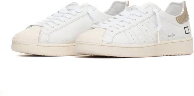 D.a.t.e. Leren Sneakers Base Calf White Dames