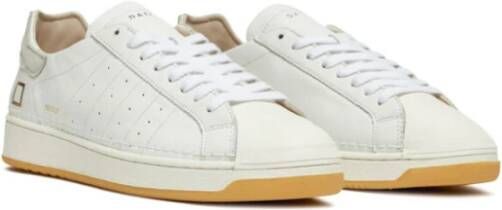 D.a.t.e. Leren Sneakers Base Calf White Heren