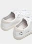 D.a.t.e. Leren Sneakers Ronde Neus Katoenen Veters White Dames - Thumbnail 10