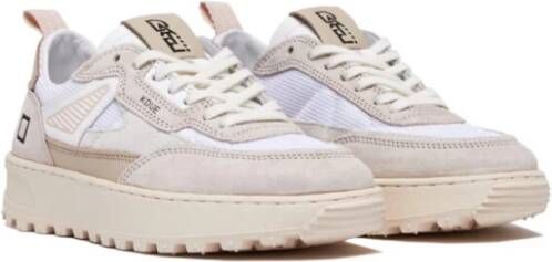 D.a.t.e. Leren Sneakers voor Buiten White Dames