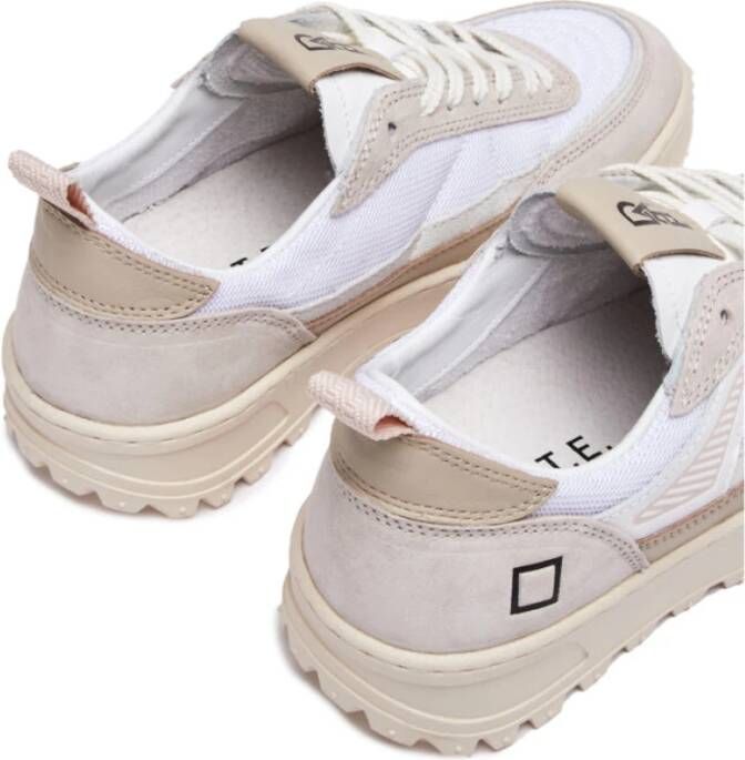 D.a.t.e. Leren Sneakers voor Buiten White Dames