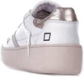 D.a.t.e. Leren Zijlogo Sneakers White Dames