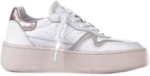 D.a.t.e. Leren Zijlogo Sneakers White Dames