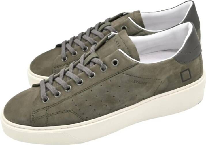 D.a.t.e. Levante Army Sneakers Green Heren