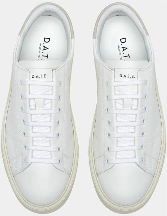 D.a.t.e. Levante Calf Leren Sneakers White Heren