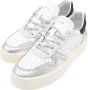 D.a.t.e. Moderne wit-zilveren sneakers White Dames - Thumbnail 3