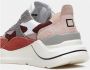 D.a.t.e. Multikleur Sneakers met Roze Grijs en Zalm Details Meerkleurig Dames - Thumbnail 9