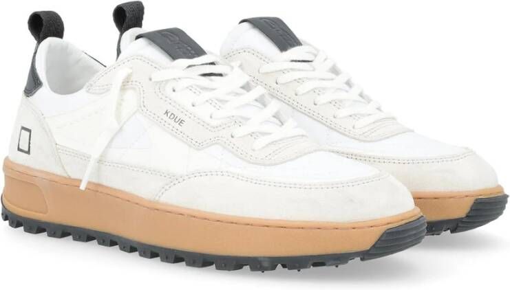 D.a.t.e. Outdoor Wit Zwart Sneakers White Heren