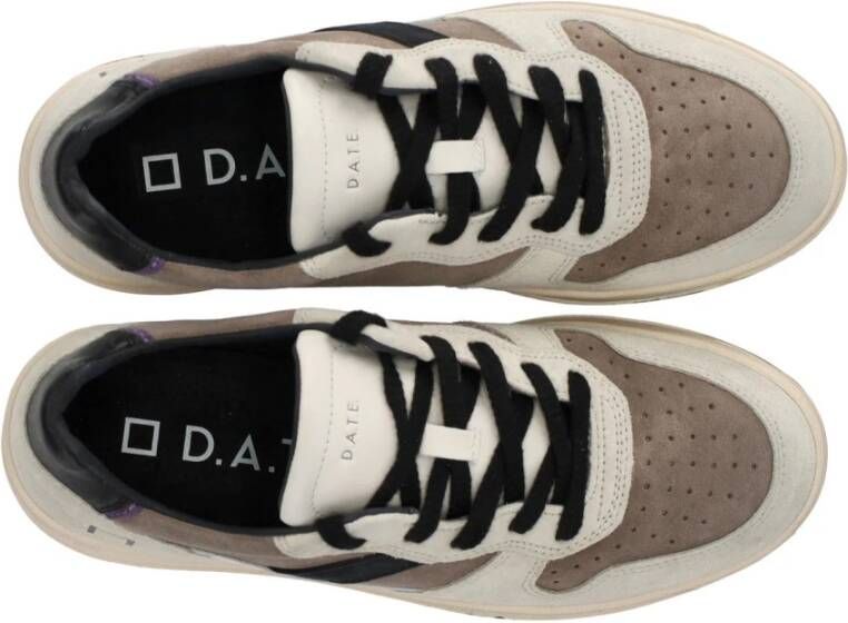 D.a.t.e. Powder Mud Sneaker in beige en bruin Multicolor Heren