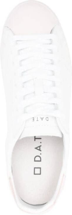 D.a.t.e. Roze Sneakers met Contrasterende Details White Dames