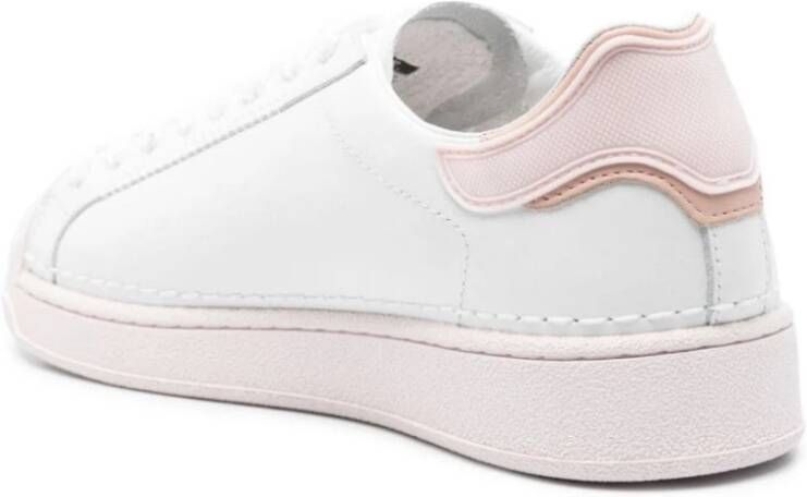 D.a.t.e. Roze Sneakers met Contrasterende Details White Dames