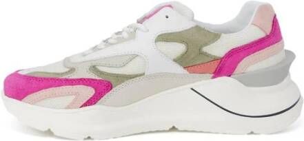 D.a.t.e. Roze Suède Sneaker Lente Zomer Collectie Pink Dames