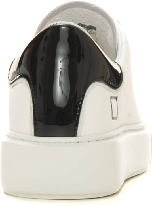 D.a.t.e. Sfera Patent Leren Sneakers met Veters Wit Dames