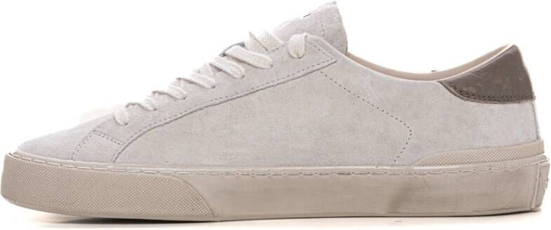 D.a.t.e. Sneaker van suède en rubber White Heren