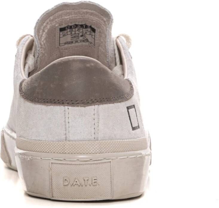 D.a.t.e. Sneaker van suède en rubber White Heren