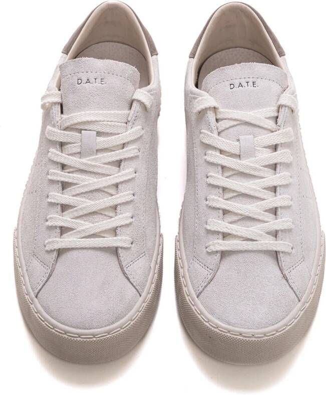 D.a.t.e. Sneaker van suède en rubber White Heren