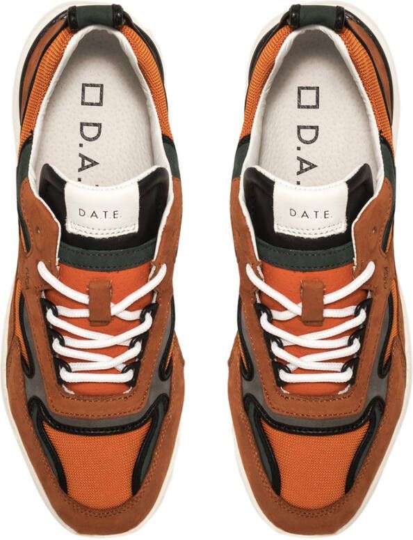 D.a.t.e. Sneakers Bruin Heren