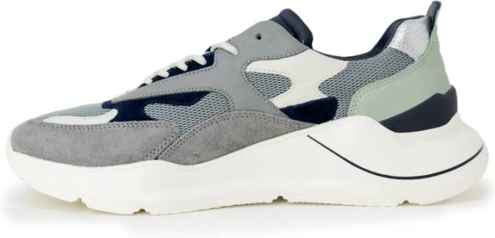 D.a.t.e. Fuga Mesh Sneakers Stijlvol en Duurzaam Grijs Heren