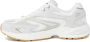 D.a.t.e. Witte Sneakers van Technisch Textiel met Suede Inzetstukken White Heren - Thumbnail 16