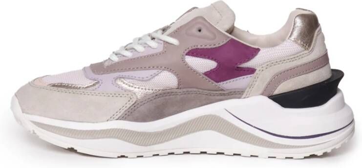 D.a.t.e. Sneakers met vetersluiting en rubberen zool Multicolor Dames