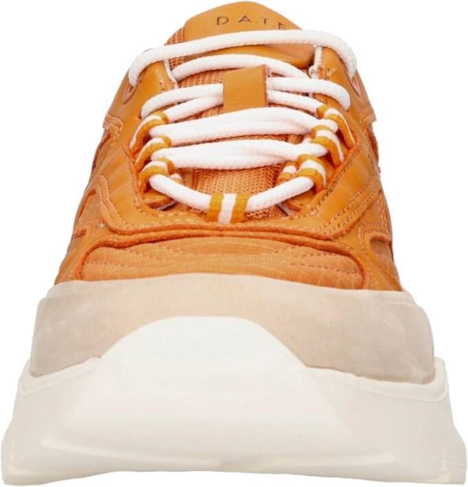 D.a.t.e. Sneakers Orange Dames