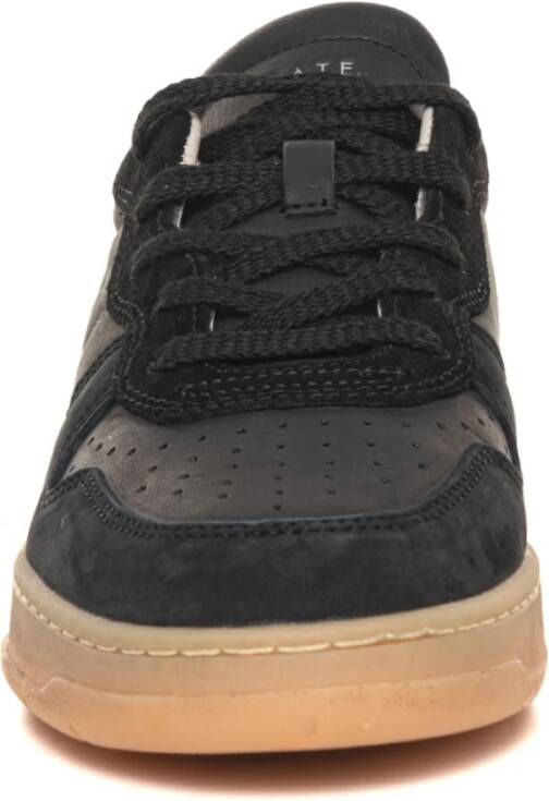 D.a.t.e. Sneakers van canvas en leer met suède details Black Heren