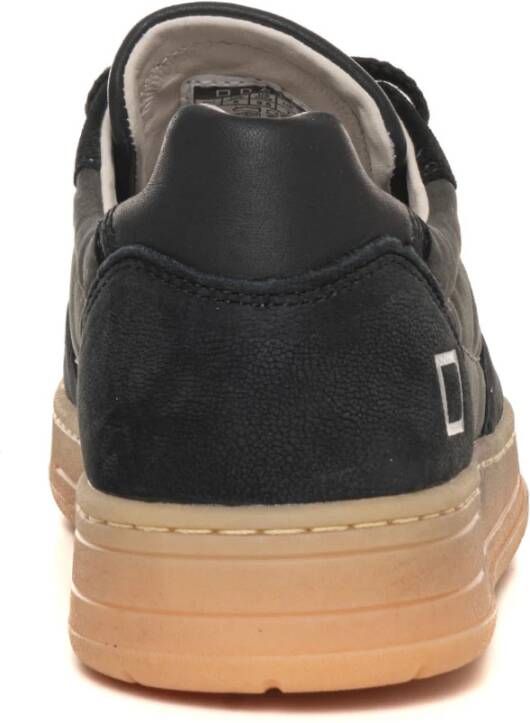 D.a.t.e. Sneakers van canvas en leer met suède details Black Heren