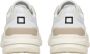 D.a.t.e. Witte Mesh Hardloopschoenen met Canvas en Leren Inzetstukken White Dames - Thumbnail 2