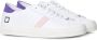 D.a.t.e. Wit-Paarse Sneakers White Dames - Thumbnail 5