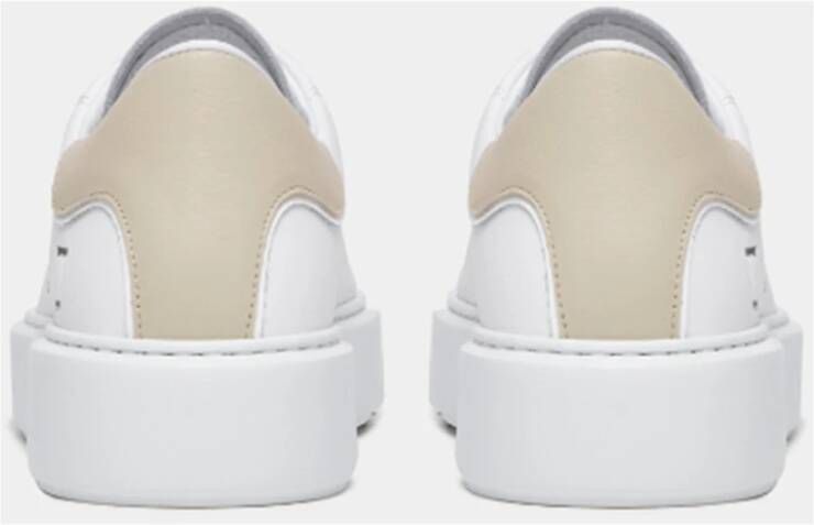 D.a.t.e. Sfera Basic Wit en Beige Sneakers Wit Dames