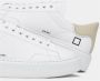 D.a.t.e. Sfera Basic Wit en Beige Sneakers White Dames - Thumbnail 3