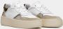 D.a.t.e. Witte Leren Date Step Calf Sneakers White Dames - Thumbnail 5