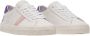 D.a.t.e. Wit-Paarse Sneakers White Dames - Thumbnail 2