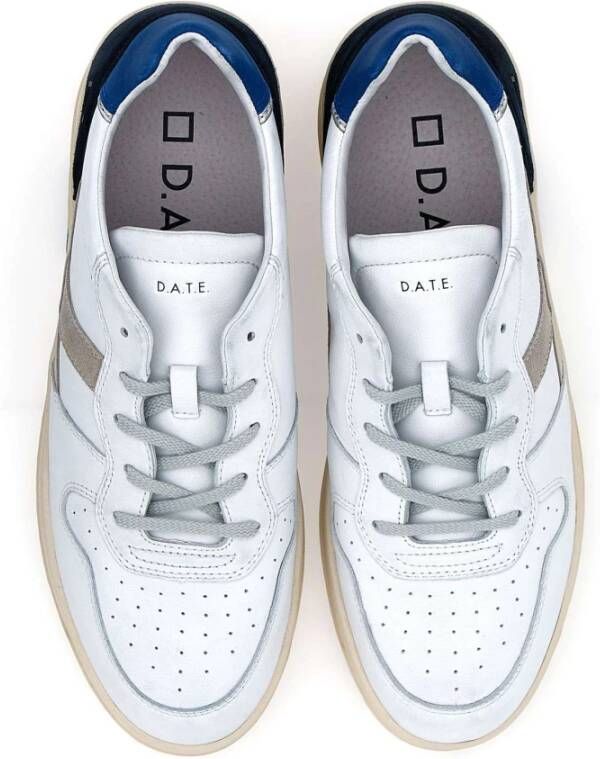 D.a.t.e. Stijlvolle Herensneakers Wit Heren