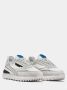 D.a.t.e. Witte Leren Sneakers met Gele Accenten White Heren - Thumbnail 2