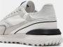 D.a.t.e. Witte Leren Sneakers met Gele Accenten White Heren - Thumbnail 4