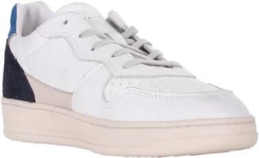 D.a.t.e. Witte Veterschoenen voor Heren Wit Heren