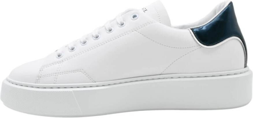 D.a.t.e. Spiegel Wit Blauw Sneakers White Heren