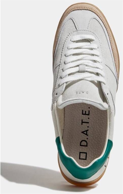 D.a.t.e. Sportieve Witte Sneakers Gemaakt in Italië White Heren