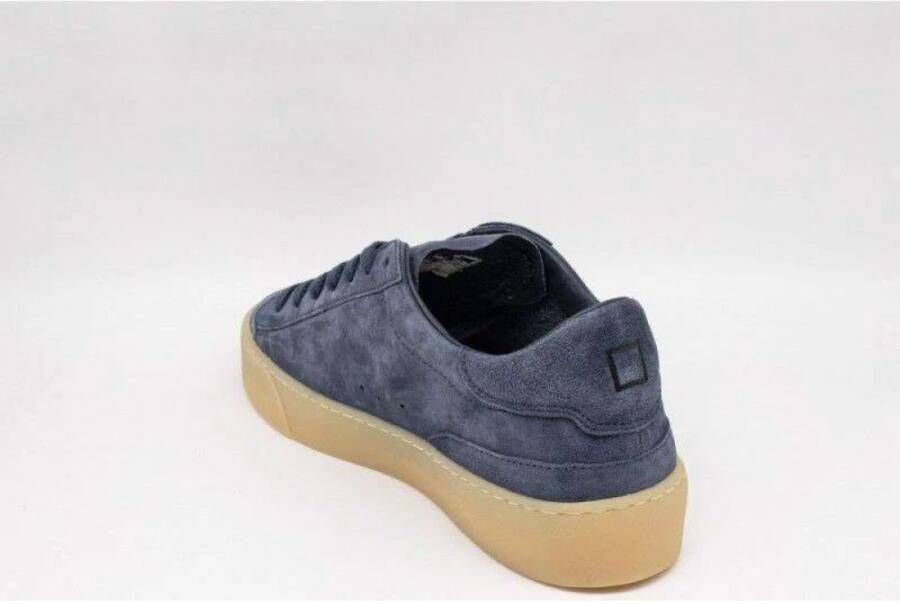 D.a.t.e. Stijlvolle Mono Sneakers Blue Heren