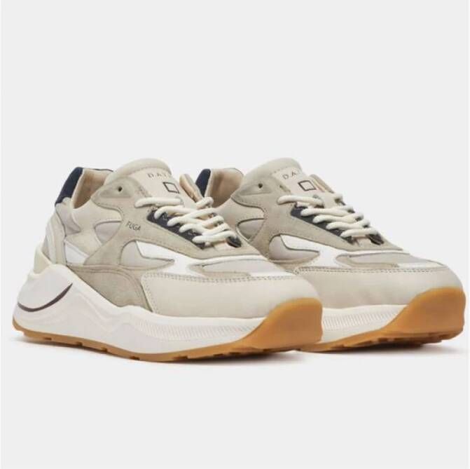 D.a.t.e. Stijlvolle Sneakers voor Mannen en Vrouwen Beige Dames