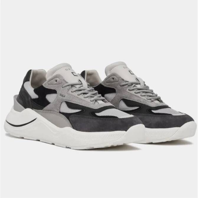 D.a.t.e. Stijlvolle Sneakers voor Mannen en Vrouwen Gray Heren