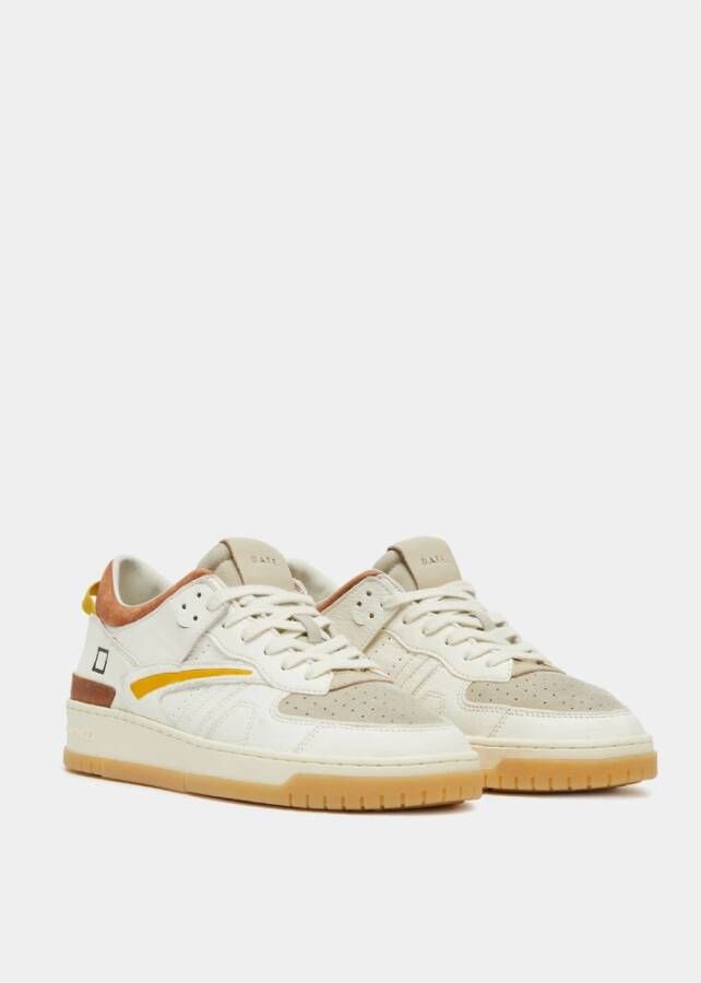 D.a.t.e. Torneo Beige Sneakers White Heren