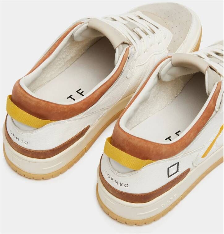 D.a.t.e. Torneo Beige Sneakers White Heren