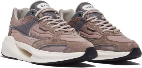 D.a.t.e. Vela Mono Leren Sneakers Brown Dames