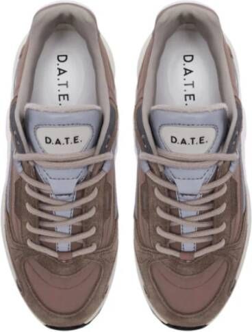 D.a.t.e. Vela Mono Leren Sneakers Brown Dames