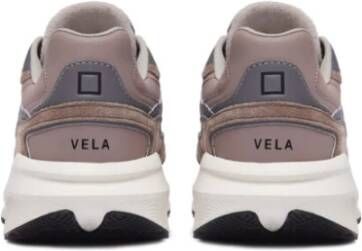 D.a.t.e. Vela Mono Leren Sneakers Brown Dames