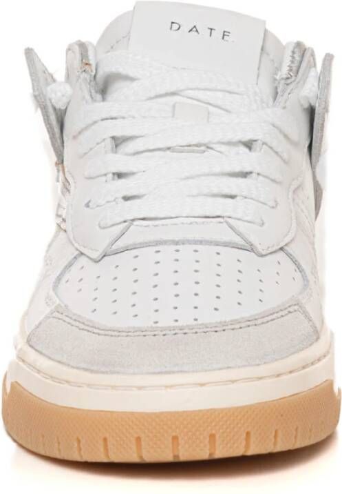 D.a.t.e. Veterschoenen Torneo Sneakers met Logo Detail Beige Dames