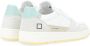 D.a.t.e. Vintage Court Sneaker in Suède en Leer White Dames - Thumbnail 3