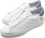 D.a.t.e. Wit Blauwe Sneakers Levante Kalf White Heren - Thumbnail 3